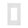Leviton Decora Plus White 1 gang Polycarbonate Decorator Screwless Wall Plate 1 pk, Pack of 20