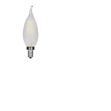 Satco CA10 (Flame Tip) E12 (Candelabra) LED Bulb Warm White 40 Watt Equivalence 2 pk