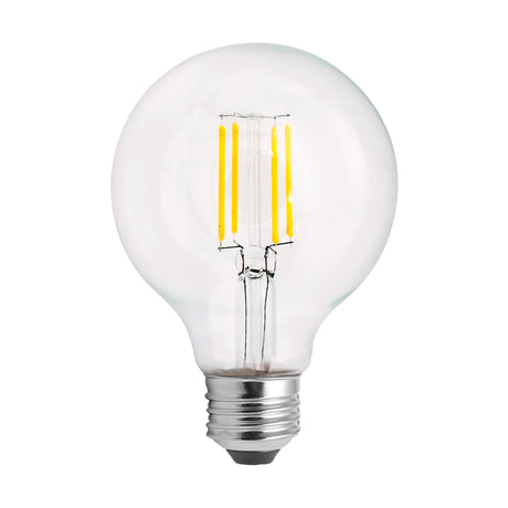 Satco G25 E26 (Medium) LED Bulb Warm White 40 Watt Equivalence 2 pk