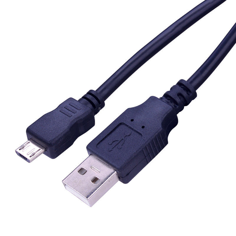 Fabcordz Micro to USB Charge and Sync Cable 6 ft. Black