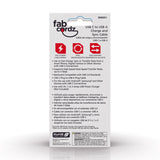 Fabcordz USB-C to USB-A Charge and Sync Cable 10 ft. Black