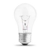 Feit 40 W A15 Ceiling Fan Incandescent Bulb E12 (Candelabra) Soft White 1 pk, Pack of 24