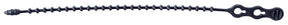 Gardner Bender 46-8BEADBK Cable Tie, 2 in Max Bundle Dia, Beads Lock, Key-Hole Slot Locking, Resin, Black
