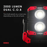 NEBO Omni 2K 2000 lm COB Rechargeable Handheld Work Light