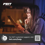 Feit Smart Home ST21 E26 (Medium) Smart-Enabled LED Bulb Amber 60 Watt Equivalence 1 pk