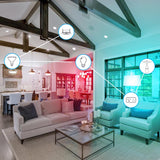 Feit Smart Home A21 E26 (Medium) Smart-Enabled LED Bulb Color Changing 100 Watt Equivalence 1 pk