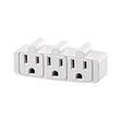 Leviton Grounded 3 outlets Outlet Adapter 1 pk