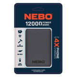NEBO Power Bank 12000 mAh 1 pk