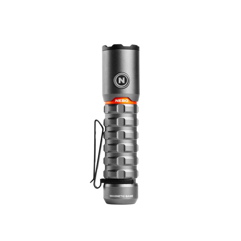 NEBO Torchy 2000 lm Gray LED Pocket Light 18650 Battery