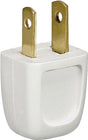 Eaton Wiring Devices BP2601-6W-SP Electrical Plug, 2-Pole, 10 A, 125 V, NEMA: NEMA 1-15R, White