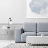 Globe Electric 18 in. Black Table Lamp