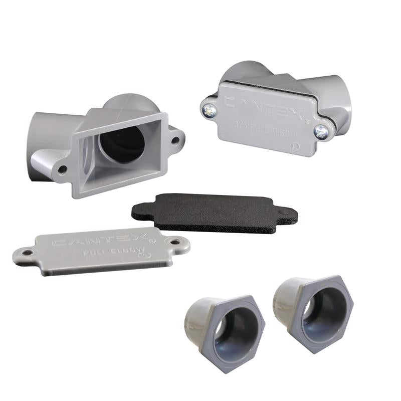 Cantex 3/4 in. D PVC Pull Elbow For PVC 1 pk