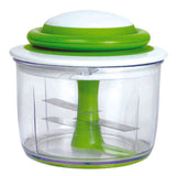 Chef'n VeggiChop Clear/Green Plastic/Stainless Steel Vegetable Cutter