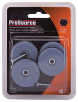 ProSource FE-50108-PS Furniture Glide, Plastic, Blue, Blue, 1-1/2 x 1-1/2 x 11/32 in Dimensions