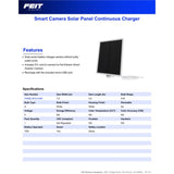 Feit Black Solar Charger 108 in.