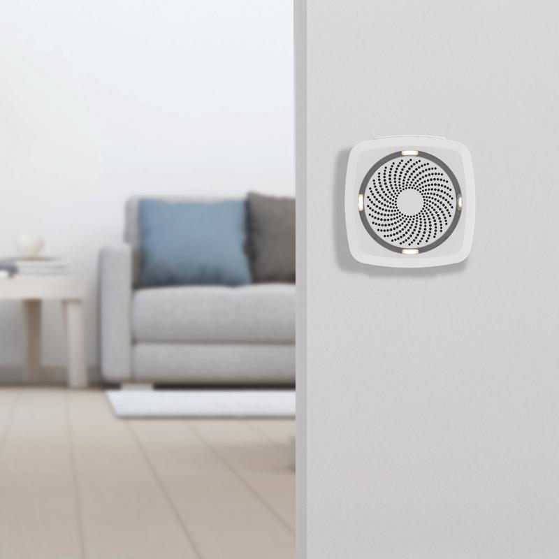 Feit Smart Home White Plastic Wireless Smart-Enabled Smart Audible Alarm
