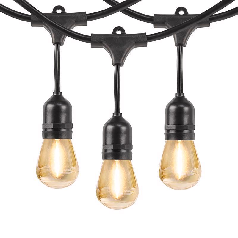Feit SOLAR STRING LIGHTS LED Solar String Light Set White 20 ft. 11 lights