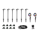 NEBO Low Voltage 120 W LED Pathway Light and Spot Light Kit 8 pk