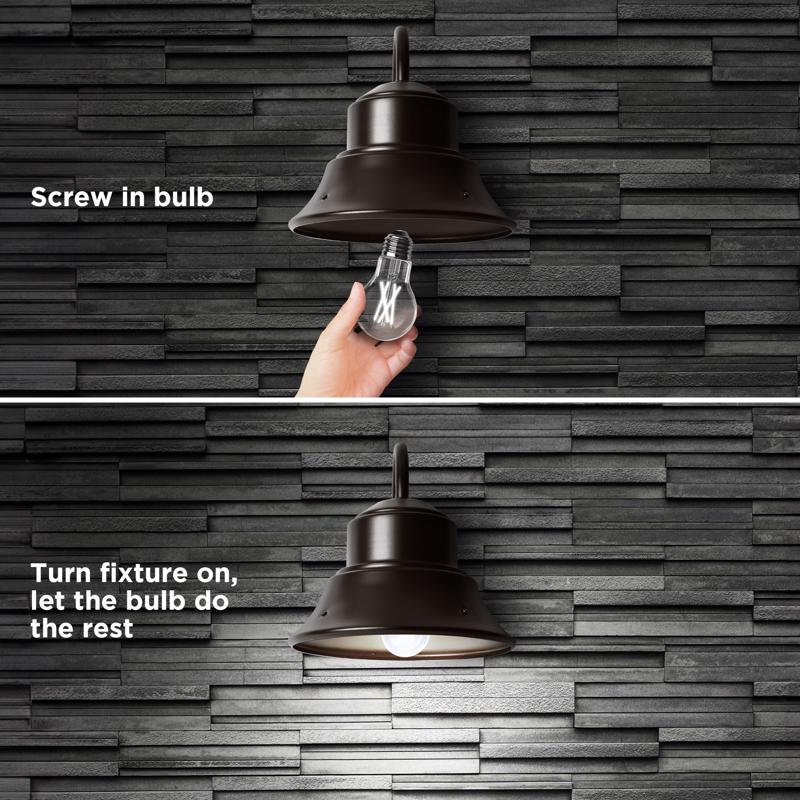 Feit A19 E26 (Medium) LED Dusk to Dawn Bulb Daylight 60 Watt Equivalence 1 pk