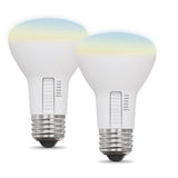 Feit R20 E26 (Medium) LED Bulb Adjustable White 45 Watt Equivalence 2 pk