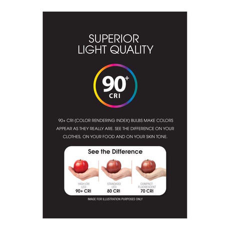 Feit Enhance A19 E26 (Medium) Filament LED Bulb Daylight 40 Watt Equivalence 4 pk