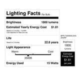 Feit Linear PL GX24Q-3 4-Pin LED Bulb Bright White 32 Watt Equivalence 1 pk