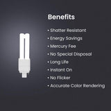 Feit Linear PL GX23-2 LED Bulb Cool White 13 Watt Equivalence 1 pk