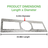 ETI Silver 6.22 in. W Mounting Plate, Pack of 20