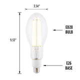 Westinghouse ED28 E26 (Medium) Filament LED Bulb Daylight 400 Watt Equivalence 1 pk