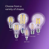 Philips G25 E26 (Medium) LED Bulb Soft White 60 Watt Equivalence 2 pk