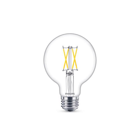 Philips G25 E26 (Medium) LED Bulb Soft White 60 Watt Equivalence 2 pk