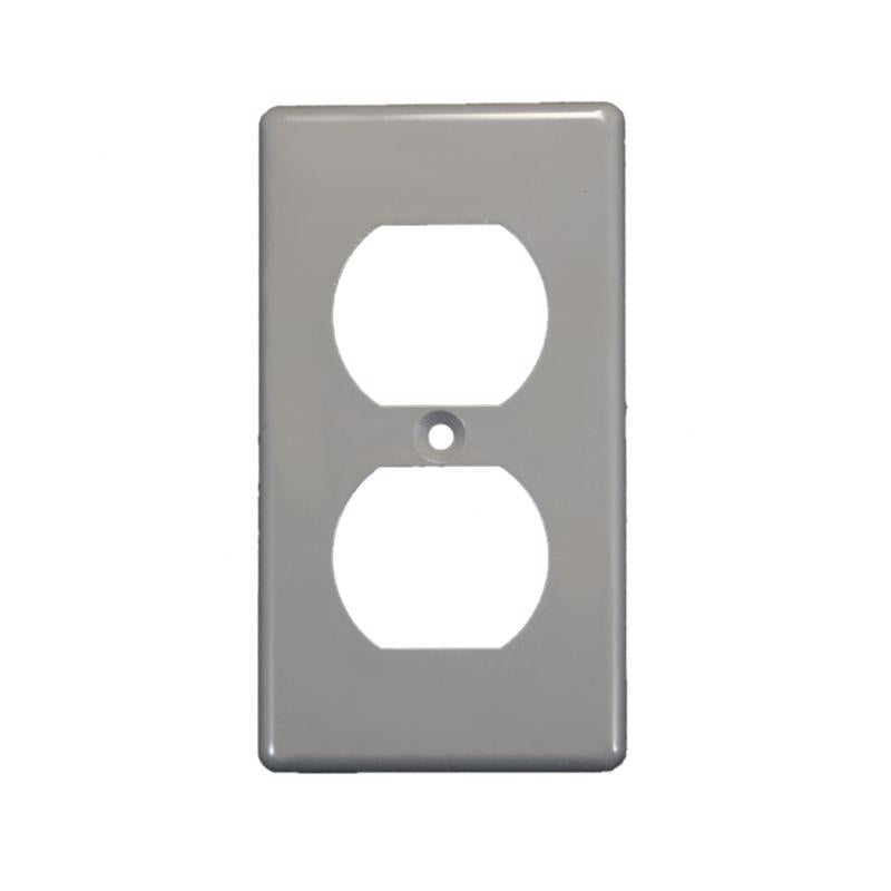 Cantex EZ Box Rectangle Thermoplastic 1 gang 4.29 in. H X 2.36 in. W Duplex Box Cover