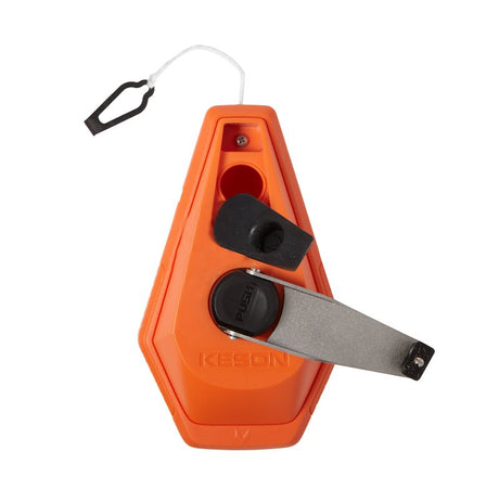 Keson K3X Standard Chalk Line Reel, 100 ft L Line, 3:1 Gear Ratio