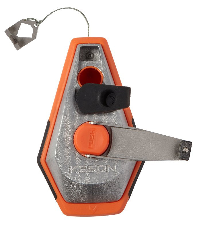 Keson Precision Series K3XPRO Chalk Line Reel, 100 ft L Line, 3:1 Gear Ratio