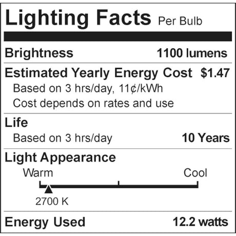 Philips A19 E26 (Medium) LED Bulb Soft White 75 Watt Equivalence 2 pk