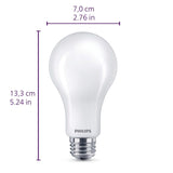 Philips A21 E26 (Medium) LED Bulb Soft White 100 Watt Equivalence 1 pk