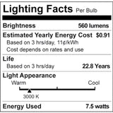 Philips MR16 GU5.3 LED Floodlight Bulb Bright White 50 Watt Equivalence 3 pk