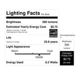 Feit PAR16 E26 (Medium) LED Floodlight Bulb Daylight 60 Watt Equivalence 2 pk