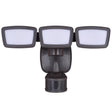 Dualux Motion-Sensing Hardwired LED Bronze Security Floodlight
