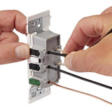 Leviton Lever Edge 15 amps 125 V White Tamper Resistant Outlet 5-15R 1 pk