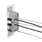 Leviton Lever Edge 15 amps 125 V White Tamper Resistant Outlet 5-15R 1 pk