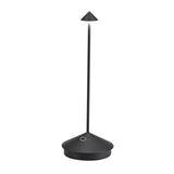Zafferano Pina 11.4 in. Black Table Lamp