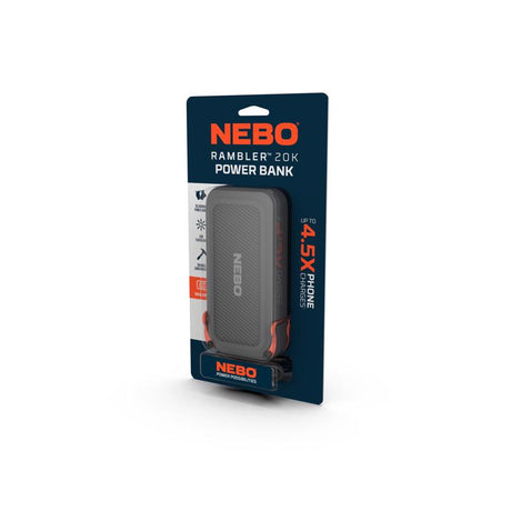 NEBO Rambler Power Bank 20000 mAh 1 pk