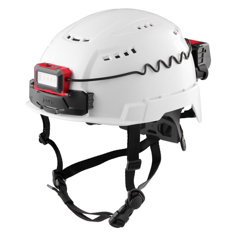 Milwaukee Redlithium 600 lm Black/Red LED Head Lamp