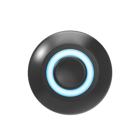 Heath Zenith Black/White Metal Wired Pushbutton Doorbell