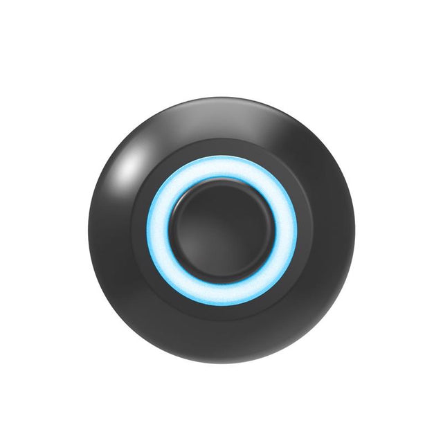 Heath Zenith Black/White Metal Wired Pushbutton Doorbell