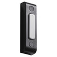 Heath Zenith Black Metal/Plastic Wired Pushbutton Doorbell