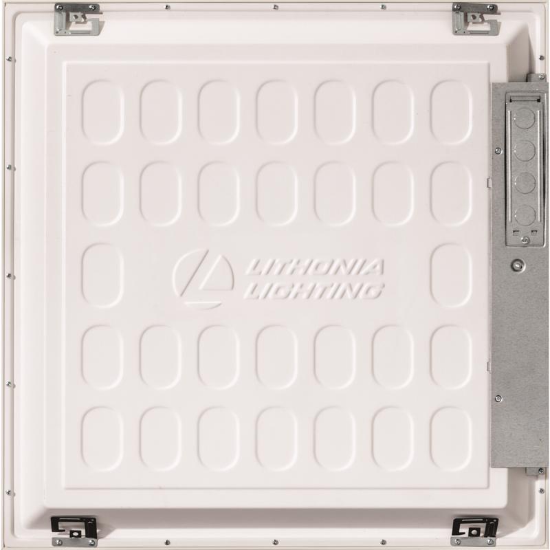 Lithonia Lighting 37 W LED Flat Panel 1.7 in. H X 23.8 in. W X 23.8 in. L
