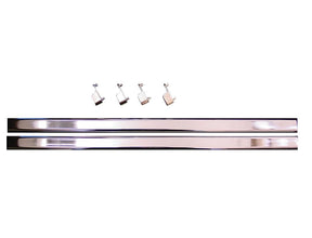 Easy Track RR1024-CH Wardrobe Rod, 1 in Dia, 24 in L, Steel, Chrome