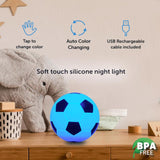 Globe Electric Manual Battery Powered Soccer Ball LED Night Light, Pack of 2